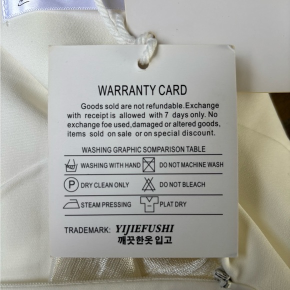 New Yi Jie Fashion Ivory Pencil Skirt Size M - Picture 4 of 5